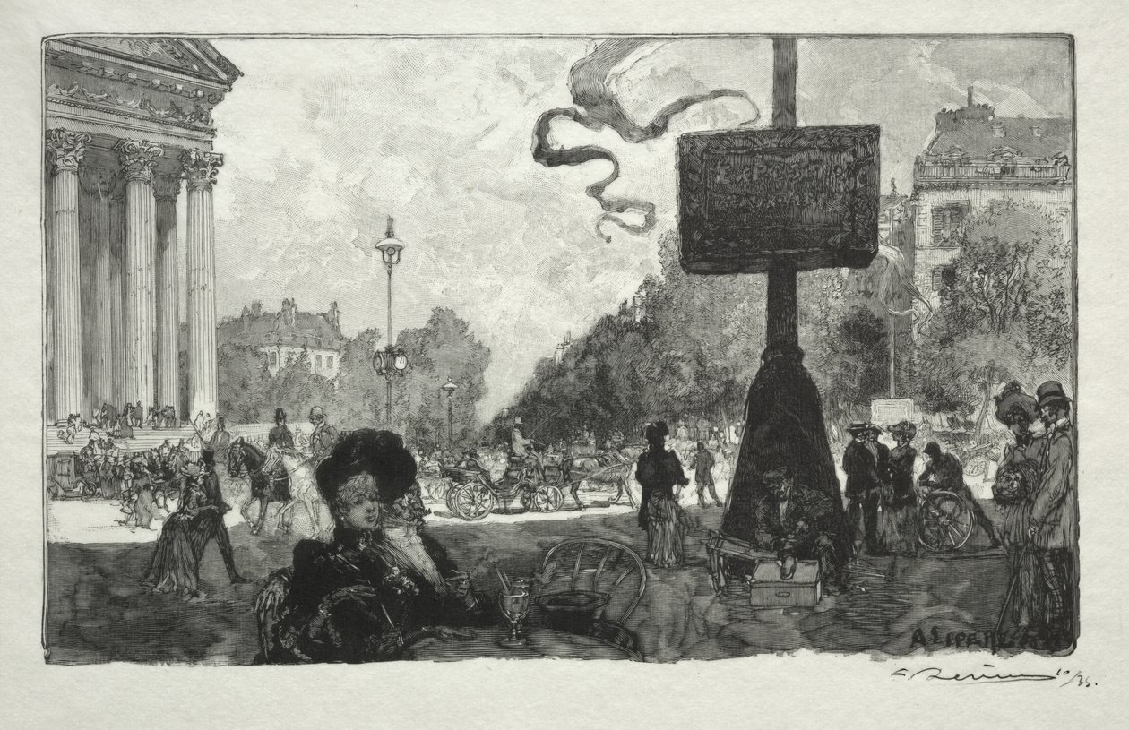 Roh Royal Street od Auguste Louis Lepère