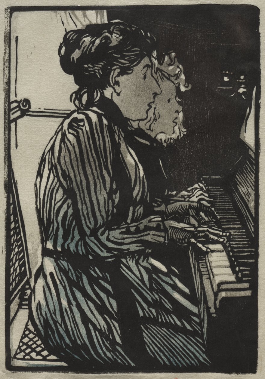 Studie čtyř rukou od Auguste Louis Lepère