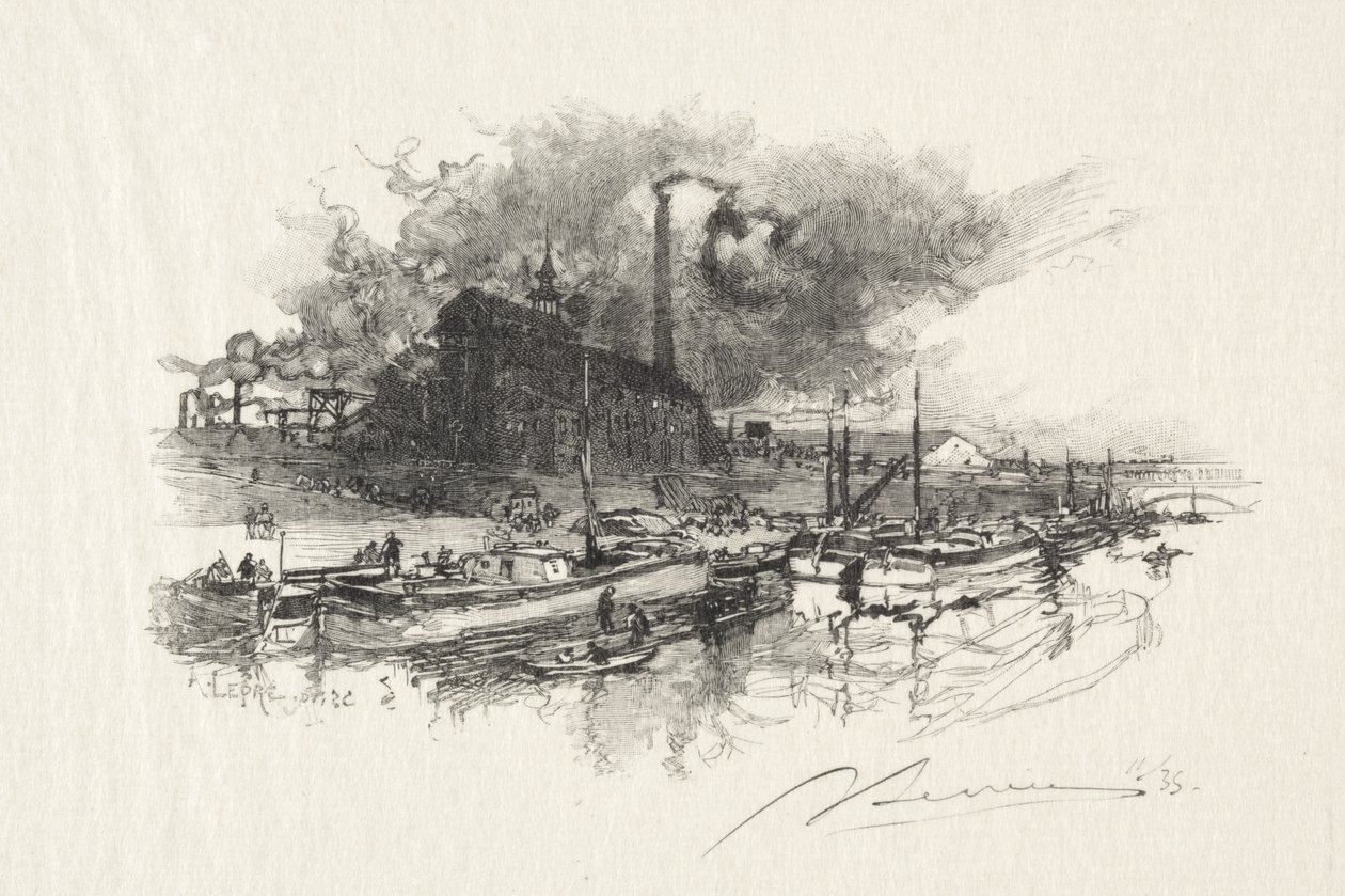 Bělidlo od Auguste Louis Lepère