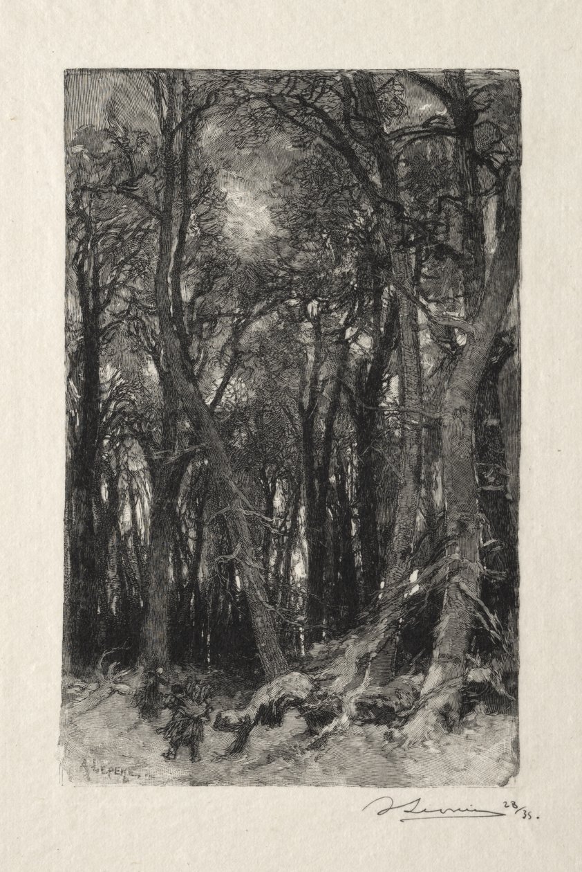 Le Bas-Breau od Auguste Louis Lepère