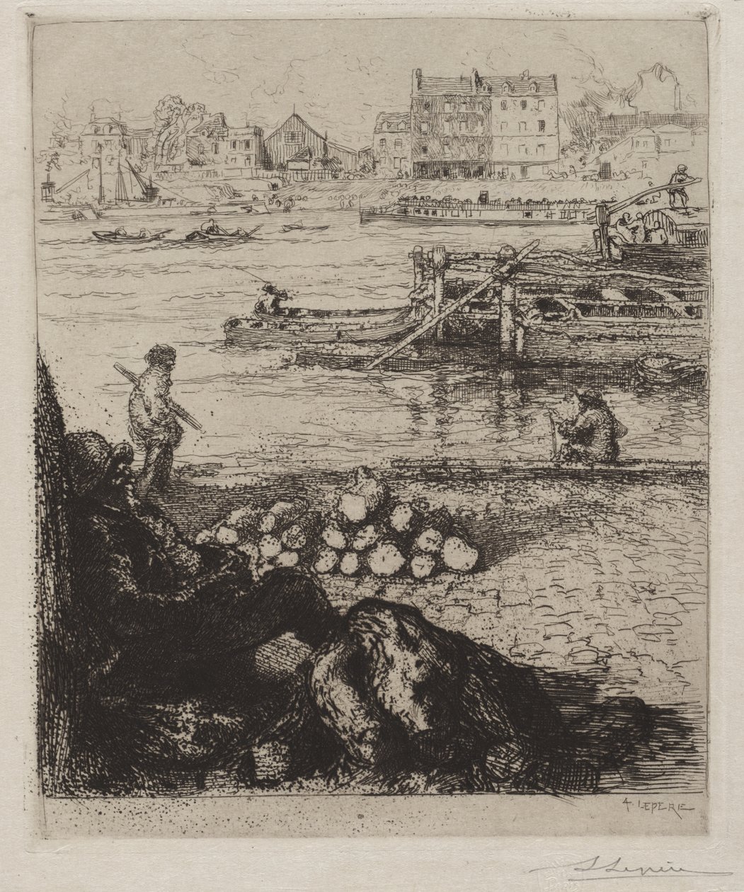 Longshoreman: Quai de la Gare od Auguste Louis Lepère