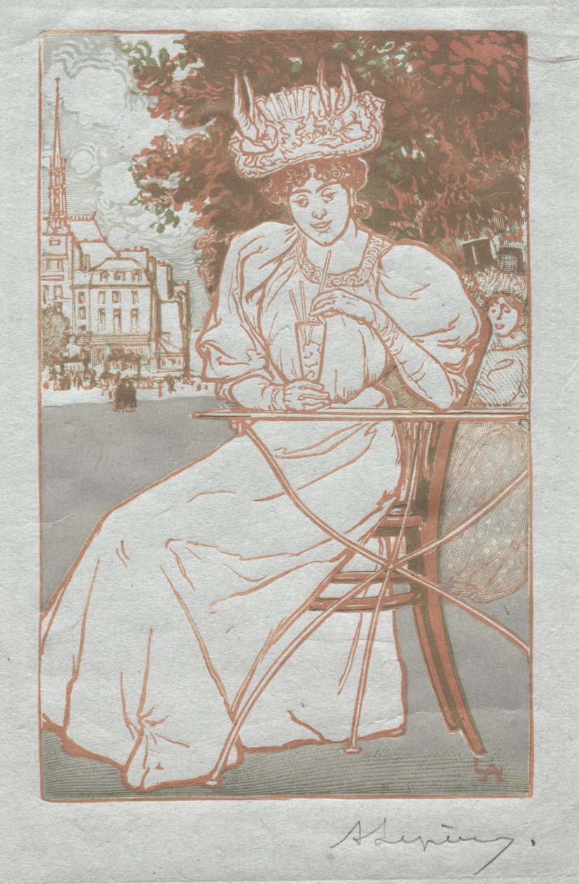 Pařížský almanach, 1897: Léto od Auguste Louis Lepère