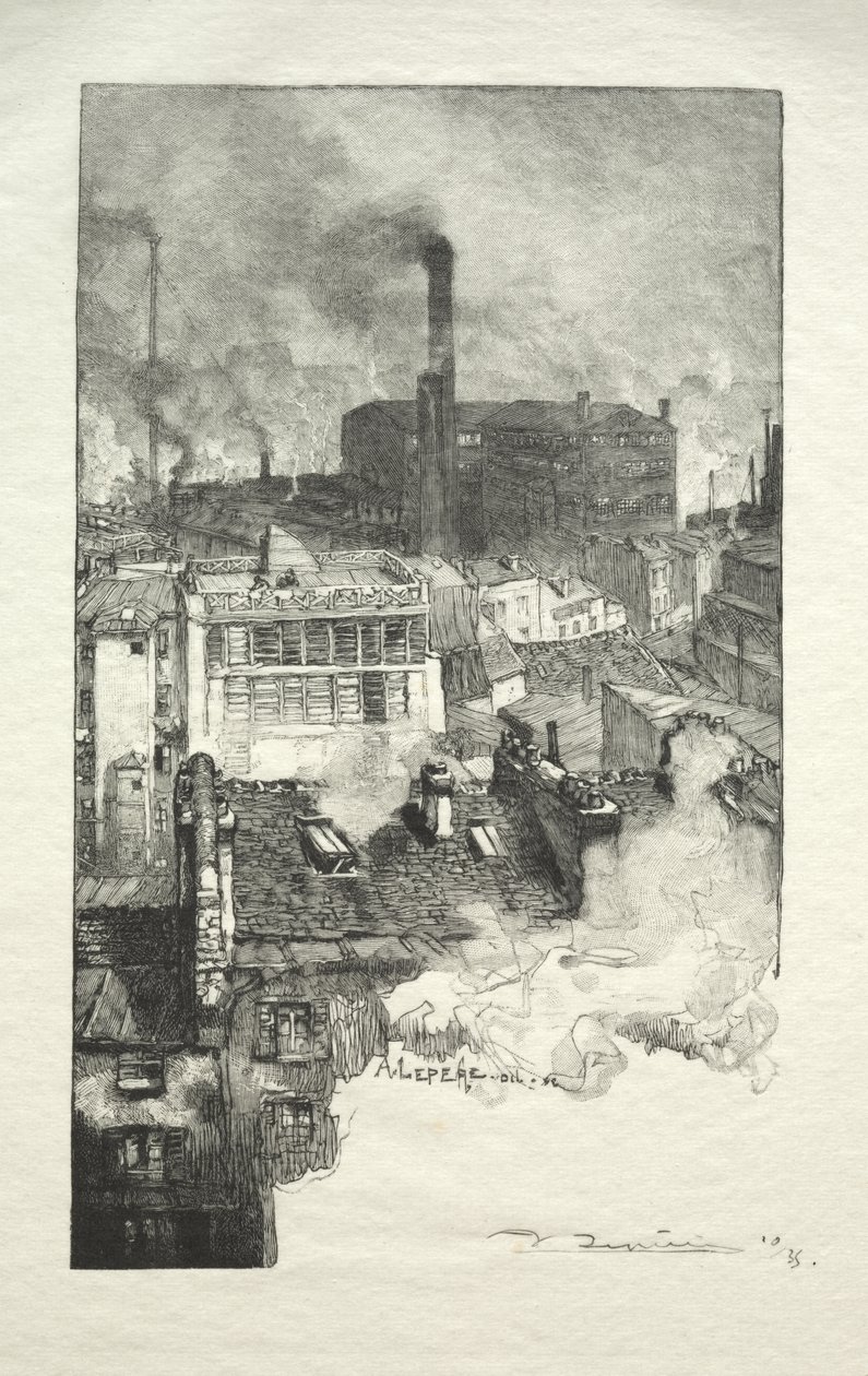 Oblast gobelínů od Auguste Louis Lepère