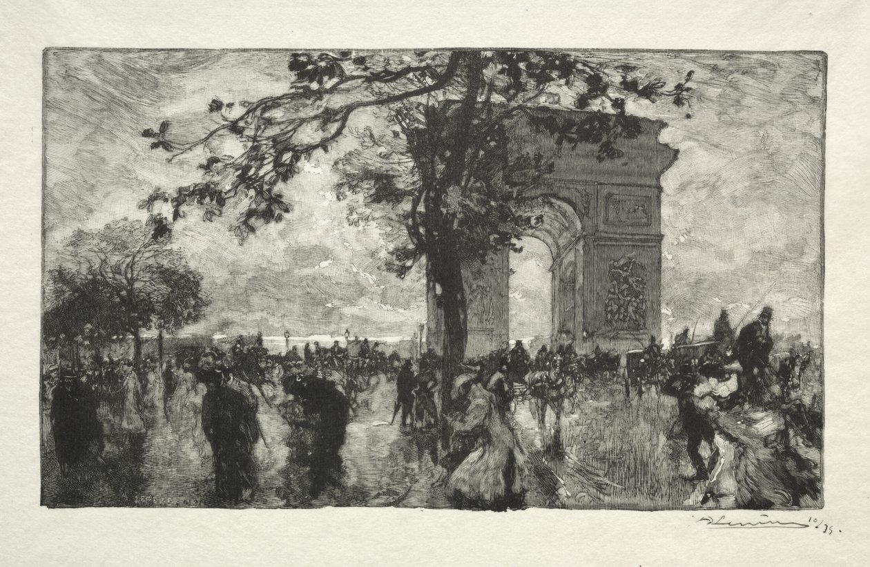 Návrat dřeva od Auguste Louis Lepère