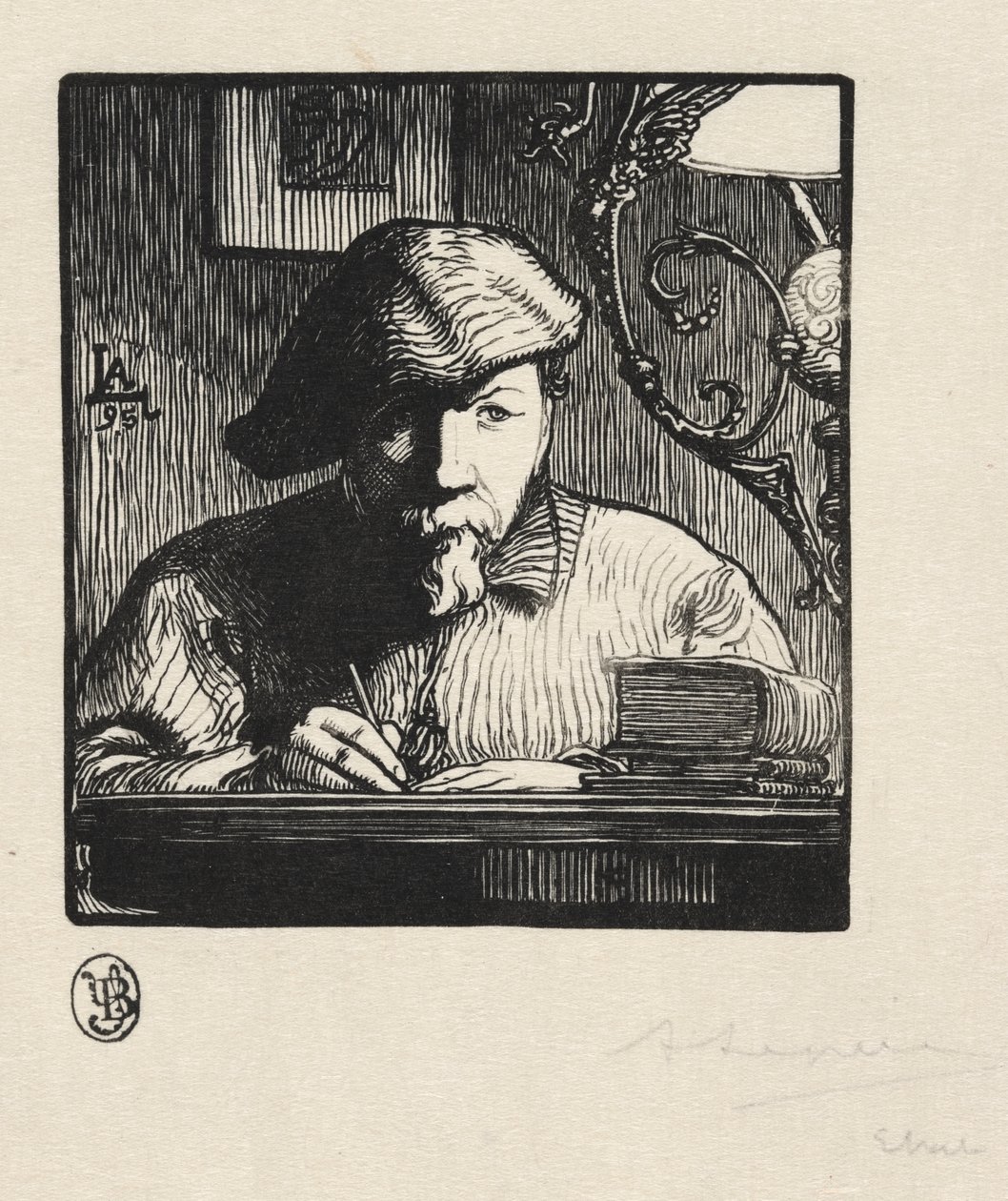 Autoportrét od Auguste Louis Lepère
