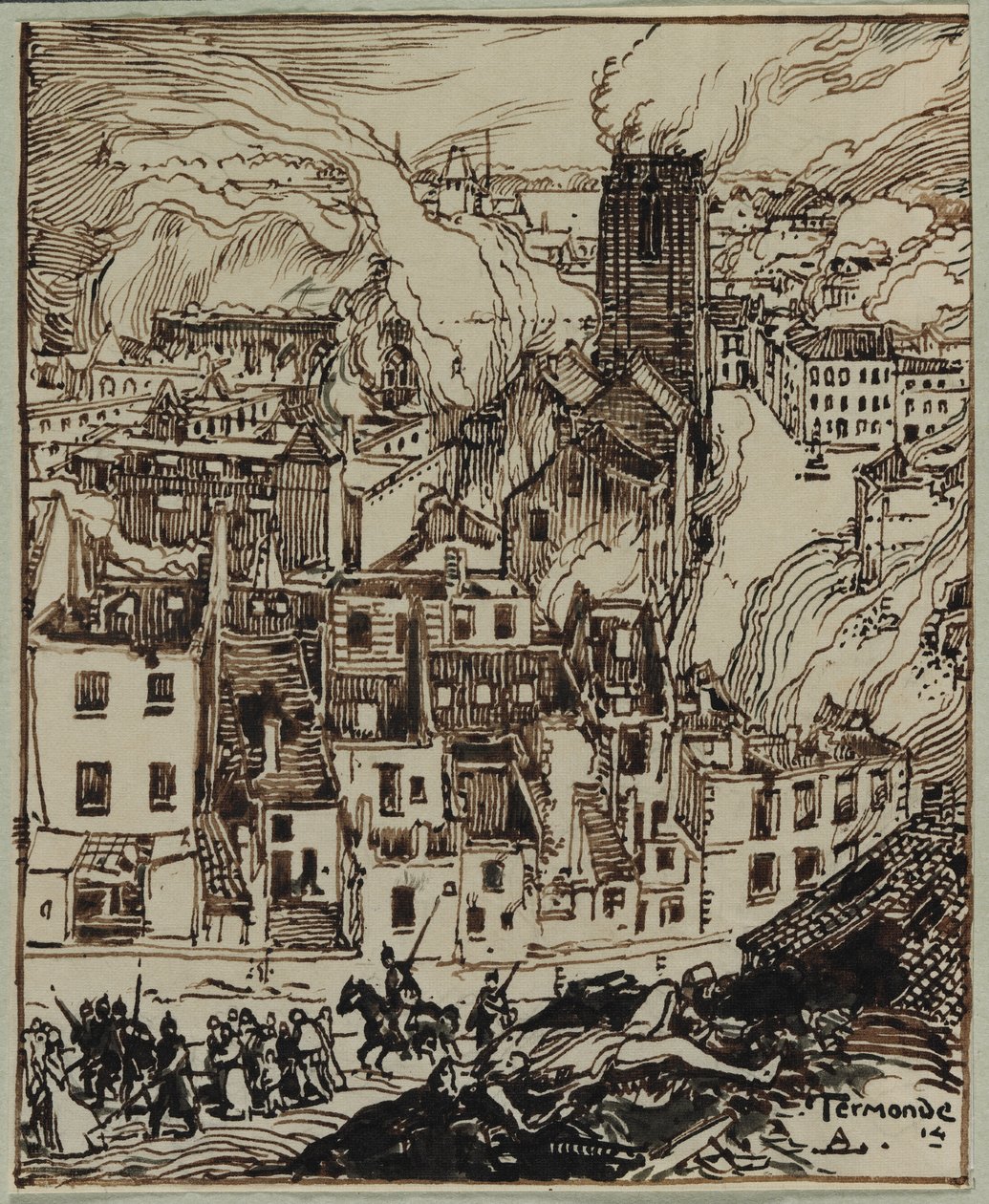 Termonde od Auguste Louis Lepère