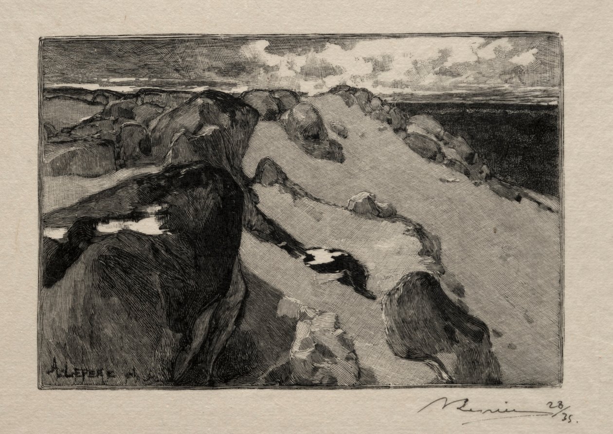 Arbonne, Gros Sablon. od Auguste Louis Lepère