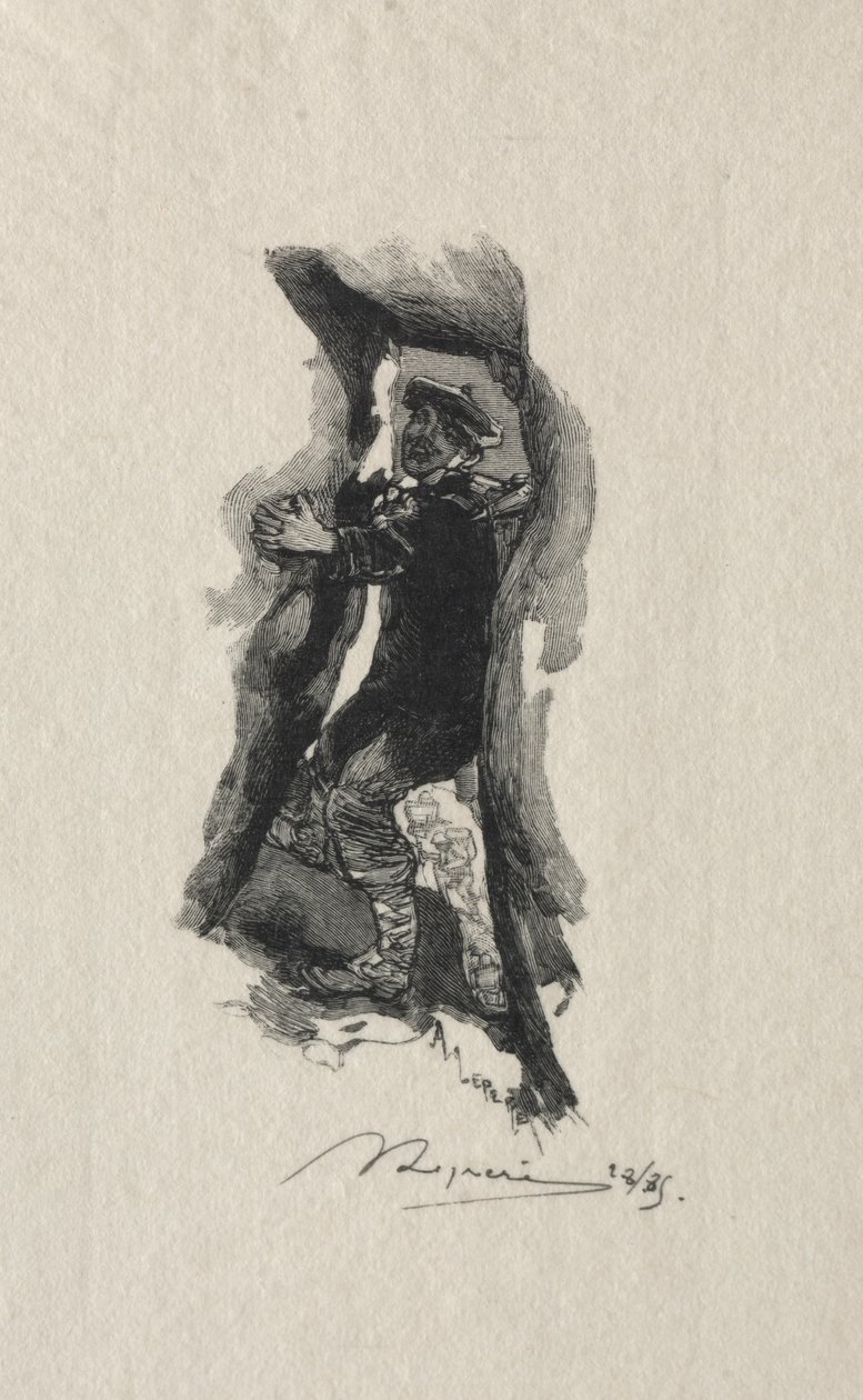 V soutěsce Sept-Cavernes od Auguste Louis Lepère