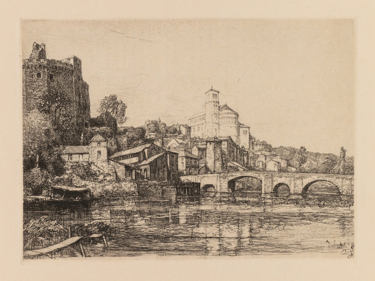 Auguste Lepère: Clisson (Loire-Maritime) od Auguste Louis Lepère