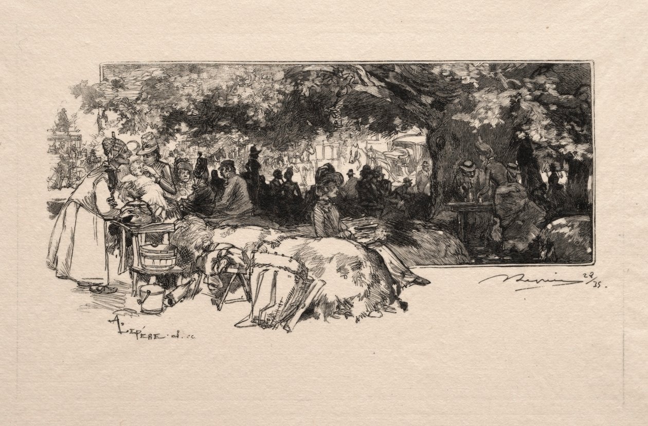 Pouhá kantýna Pichard od Auguste Louis Lepère