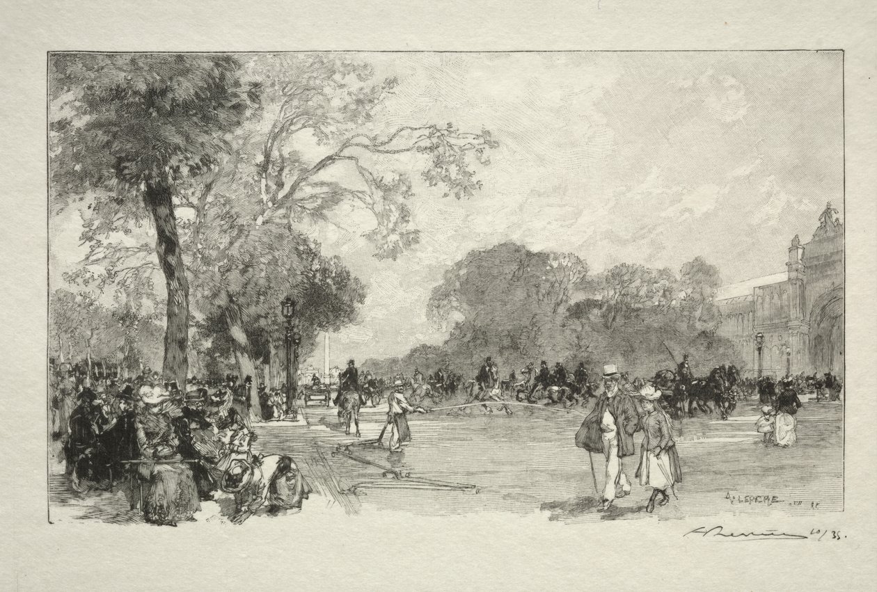 Avenue des Champs-Elysées od Auguste Louis Lepère