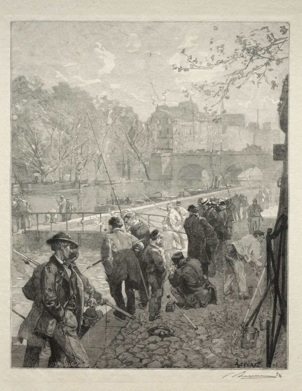 Zámek měny od Auguste Louis Lepère