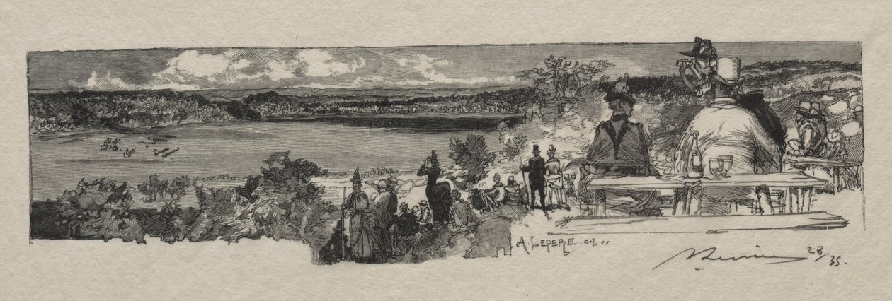 Údolí slunce od Auguste Louis Lepère