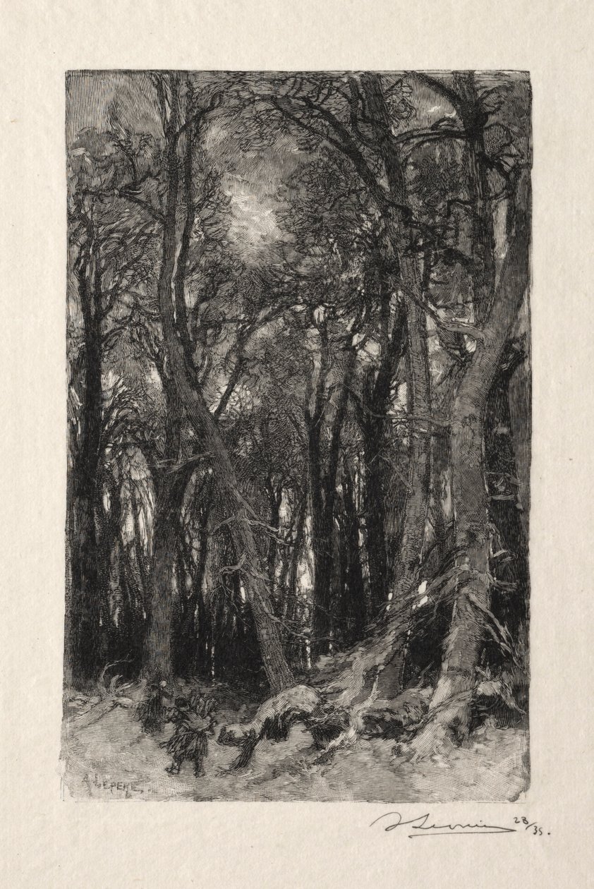 Le Bas-Breau od Auguste Louis Lepère
