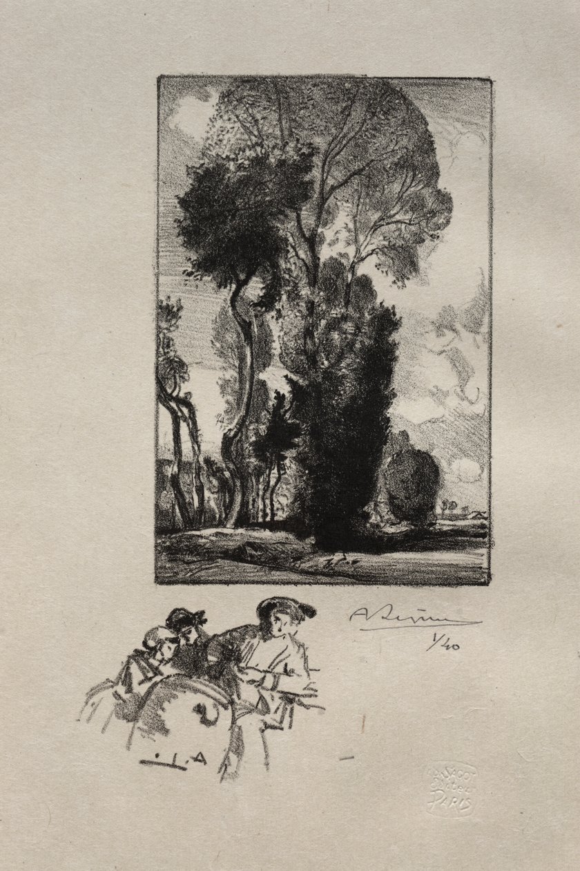 Bocage od Auguste Louis Lepère