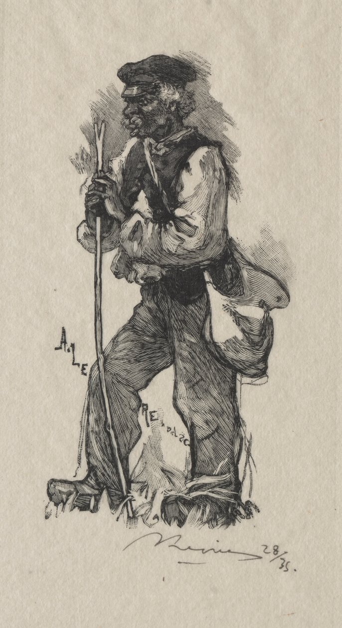 Držitel hadů od Auguste Louis Lepère