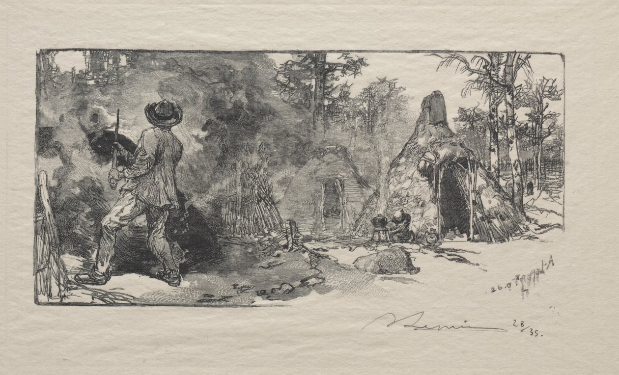 Charbonnieres od Auguste Louis Lepère