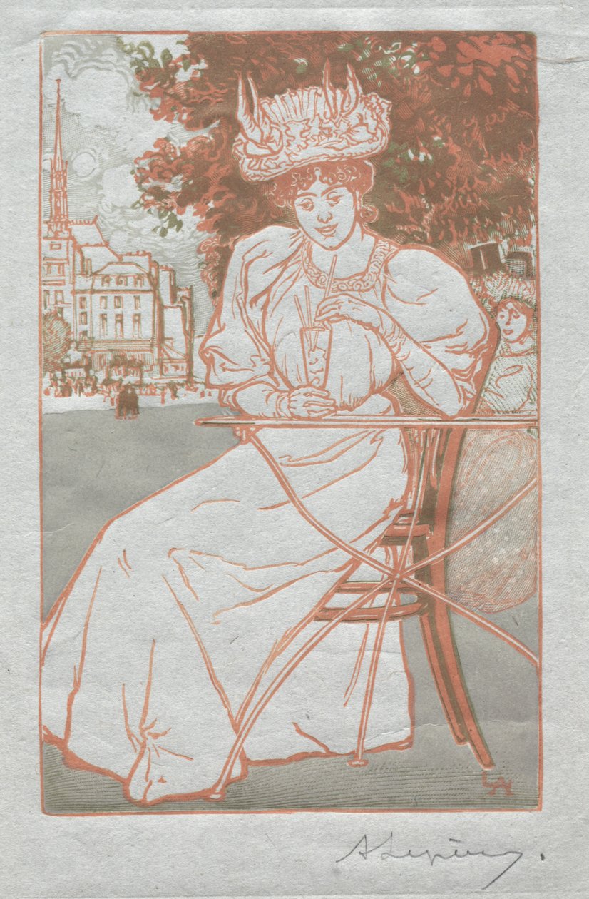 Pařížský almanach, 1897: Léto od Auguste Louis Lepère