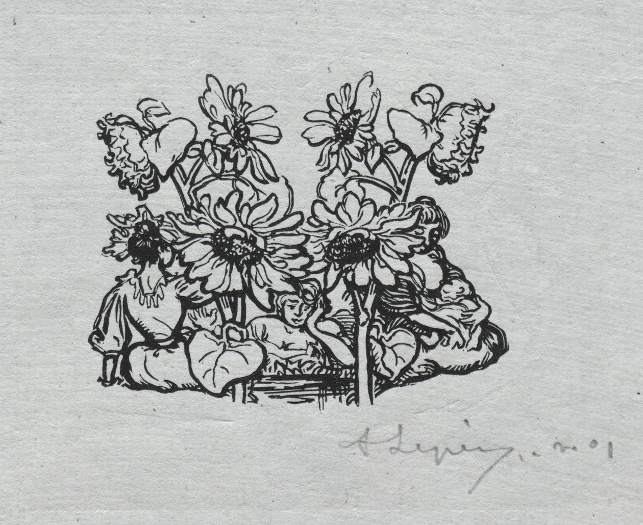 Pařížský almanach, 1897: Ocasní díl, léto, 1897. od Auguste Louis Lepère