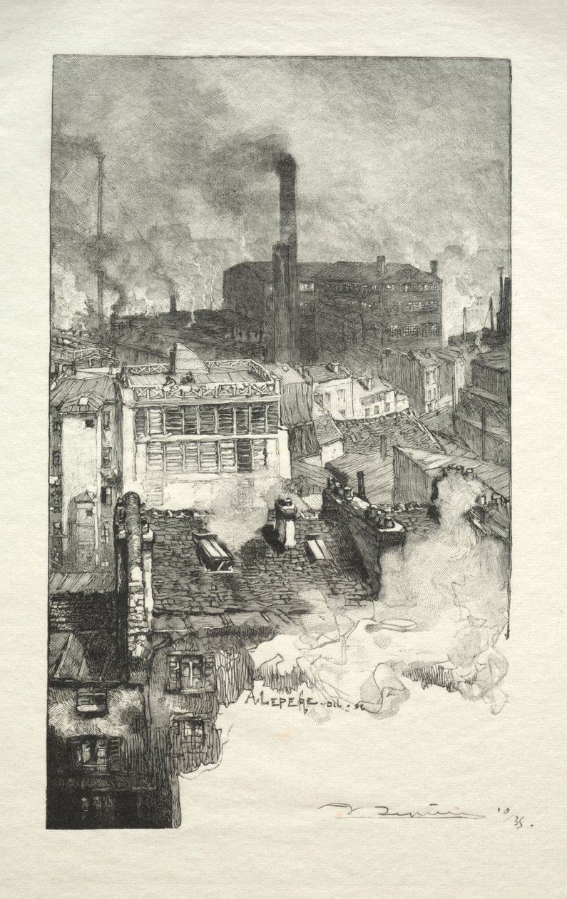 Oblast gobelínů od Auguste Louis Lepère