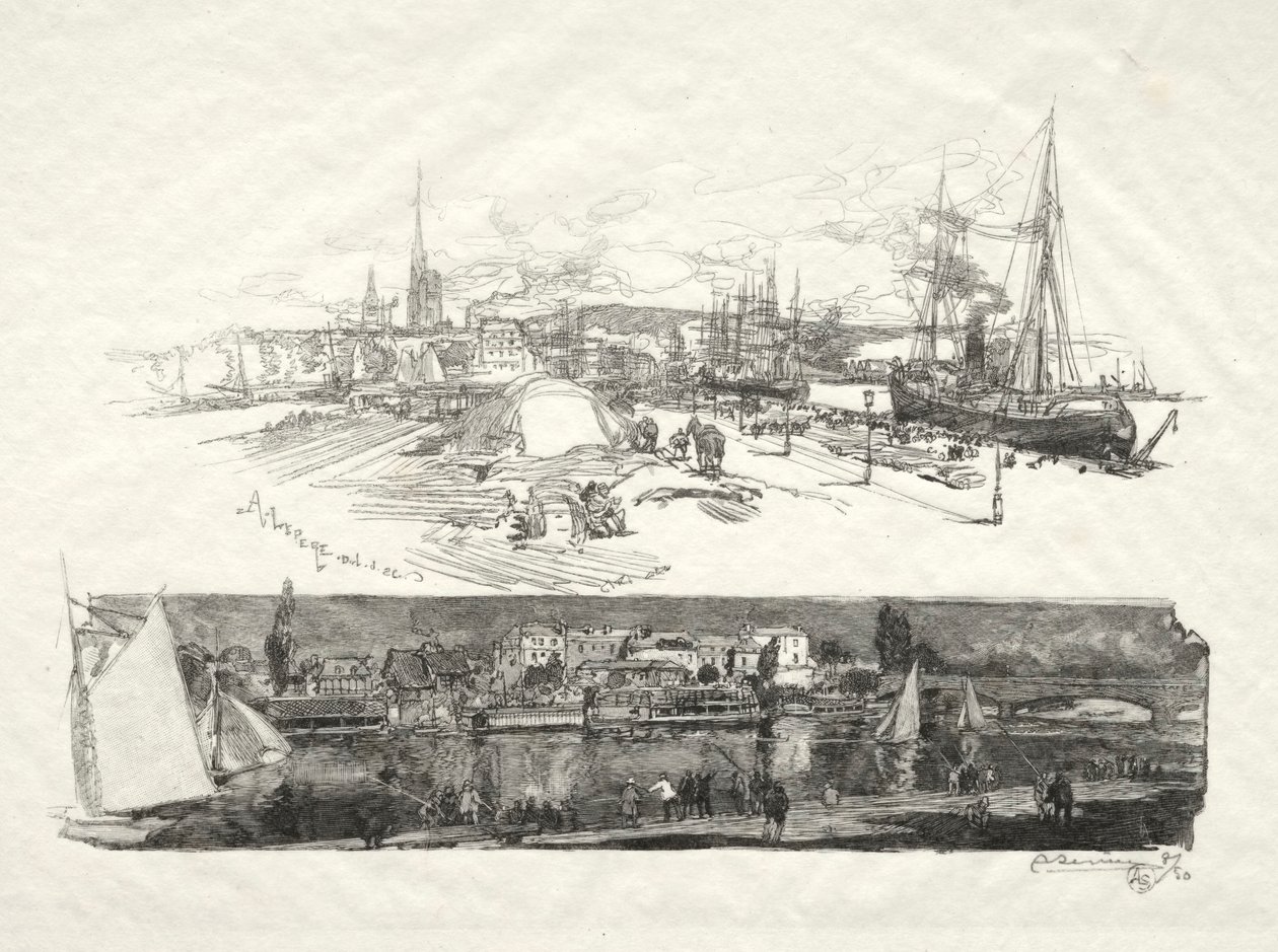 Ilustrovaný Rouen: The New Quays-L