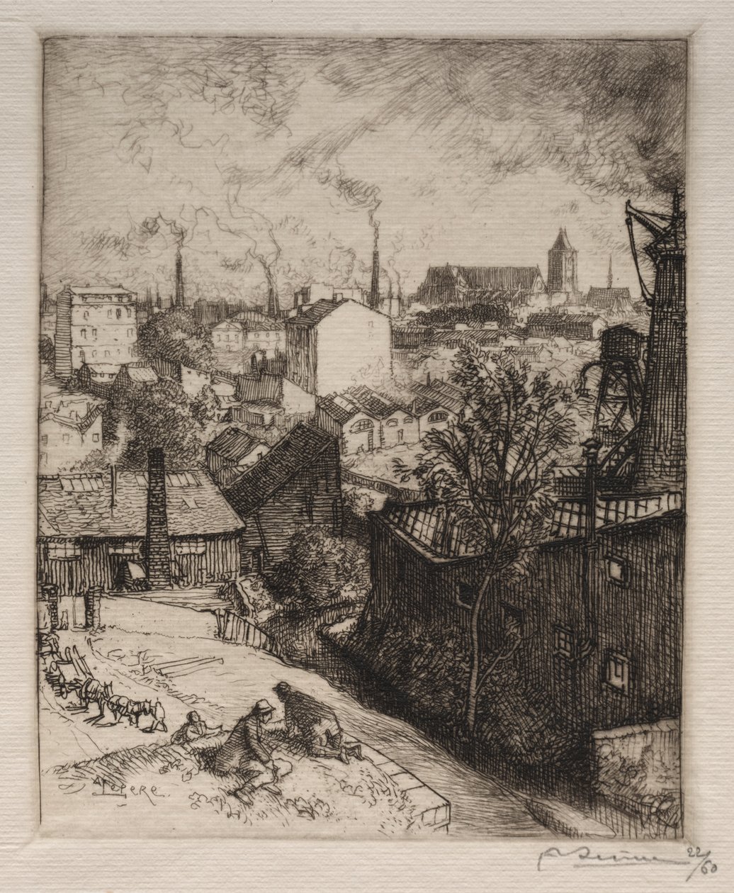 Vzpomínka na svatého Denise od Auguste Louis Lepère