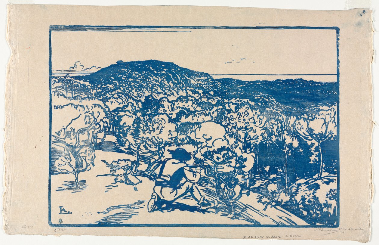 Pytlák, Duny Saint Jean de Mont od Auguste Louis Lepère