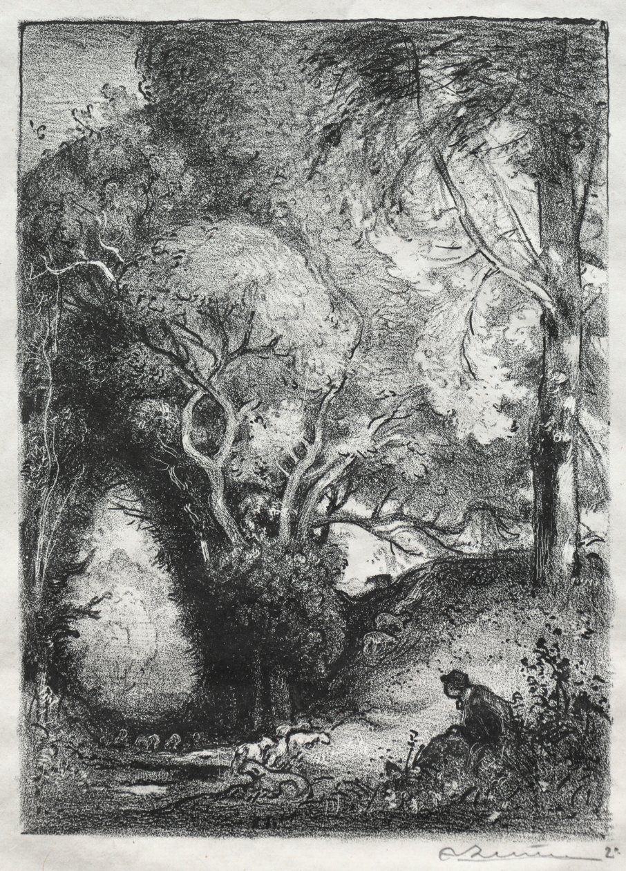 Ravine v červnu od Auguste Louis Lepère
