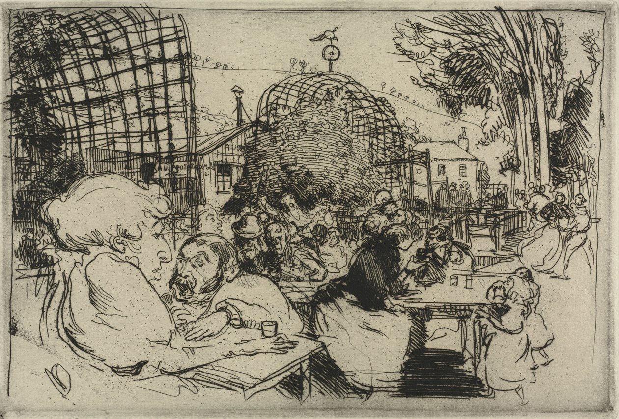 Dva hrbáči, 1893. od Auguste Louis Lepère