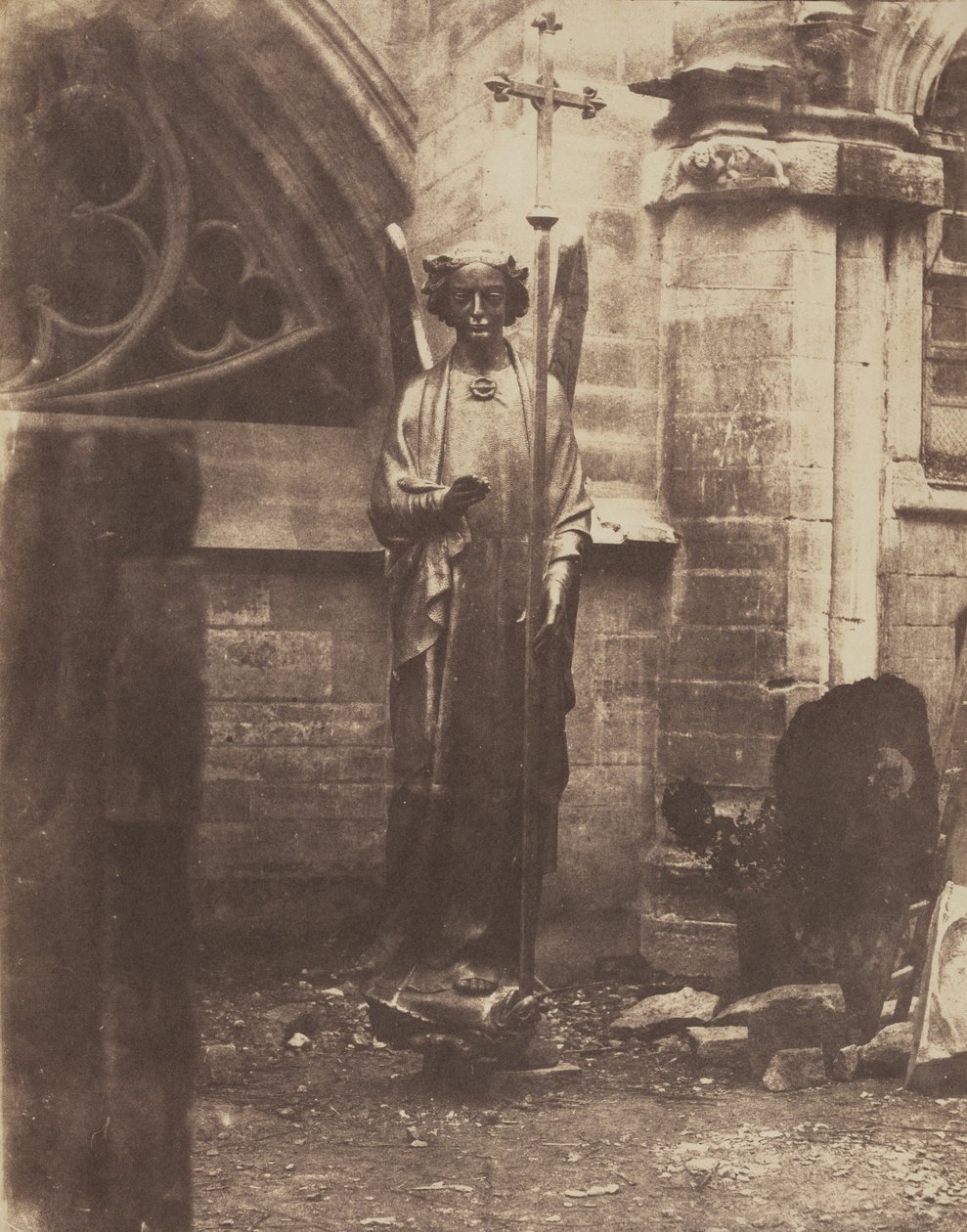 Geoffroy-Dechaumeův Anděl východního štítu Sainte-Chapelle, 1851-1853 (foto) od Auguste Mestral