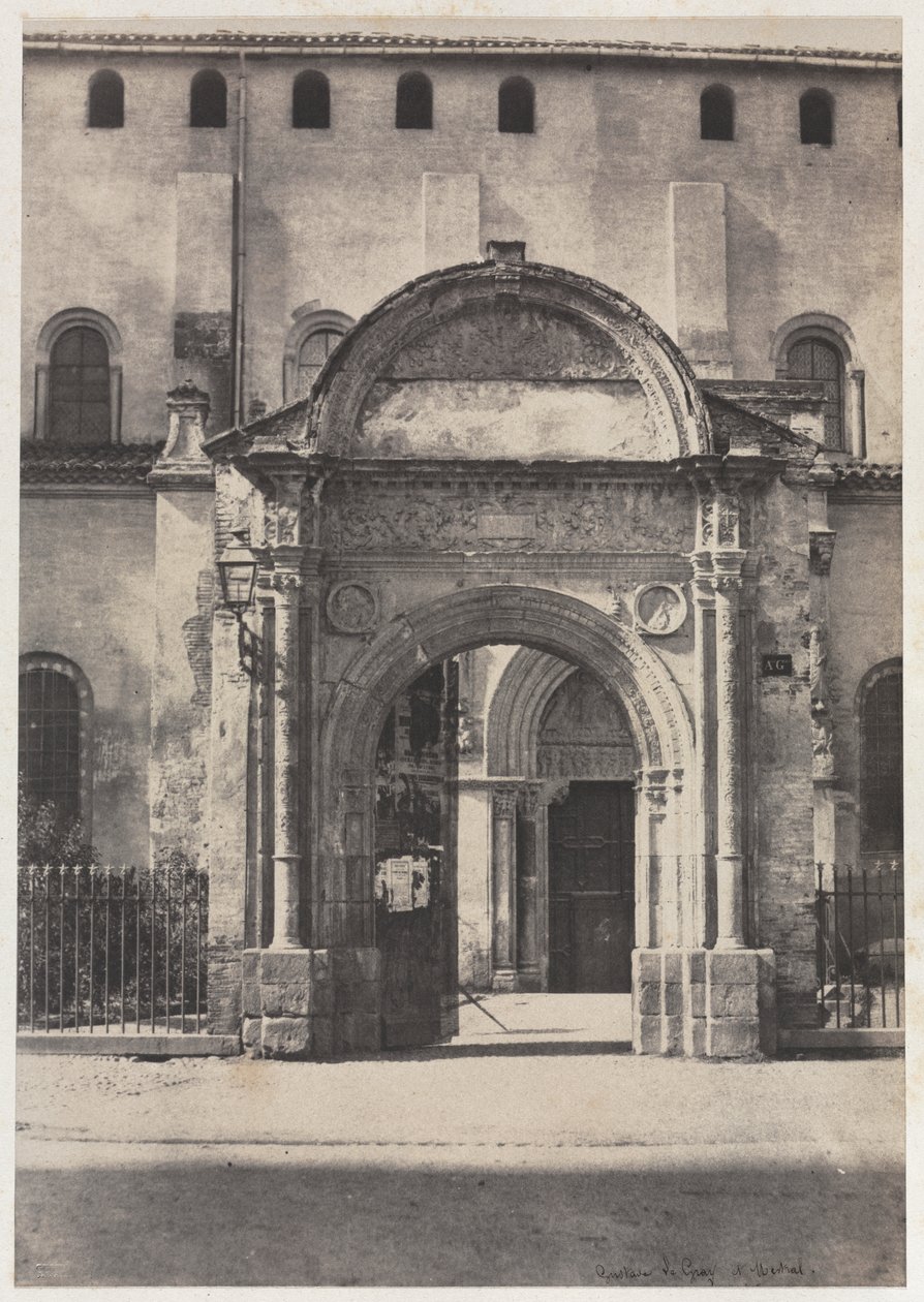 Porte Bachelier, kostel Saint-Sernin, Toulouse (Haute-Garonne) od Auguste Mestral