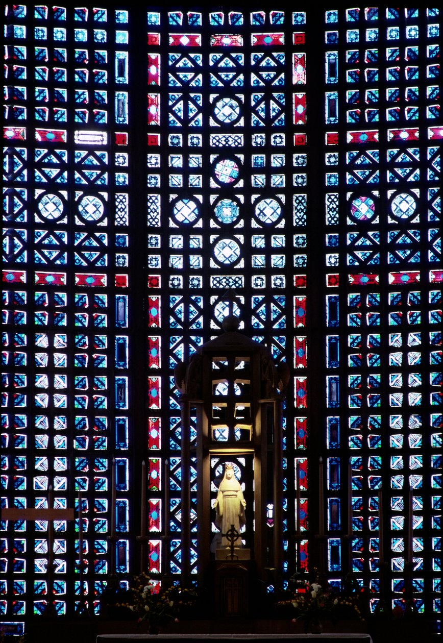 Stěna ve stylu art deco (vitráže) od Auguste Perret