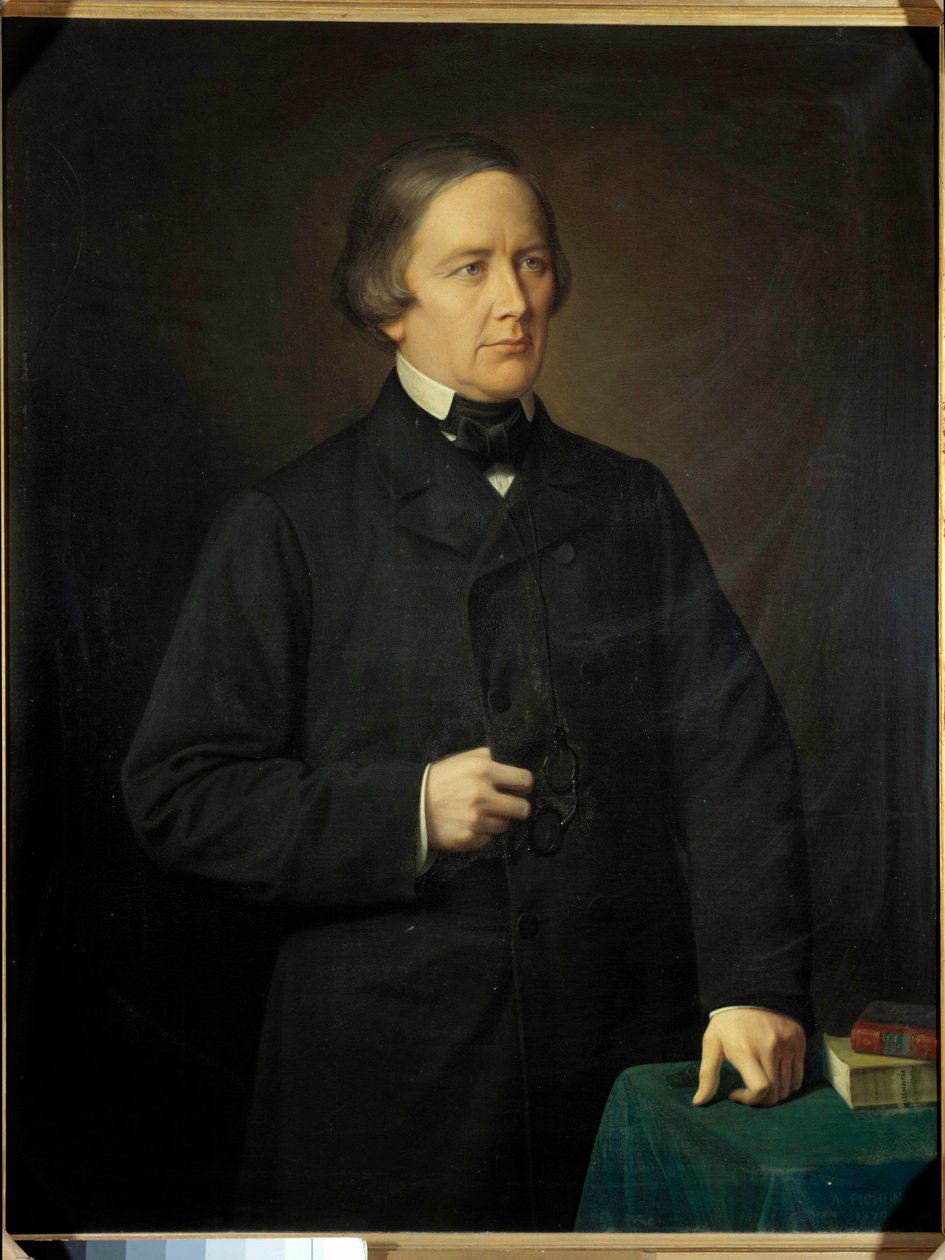 Portrét Charlese Forbese, hraběte z Montalembertu (1810-1870), novináře a politika Malba Auguste Pichona (1805-1900). 1879. od Auguste Pichon