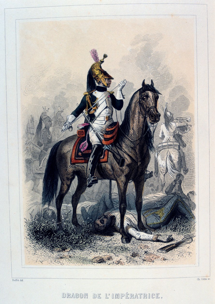 Dragon de LImperatice, Lehcí dragouni, 1859. od Auguste Raffet