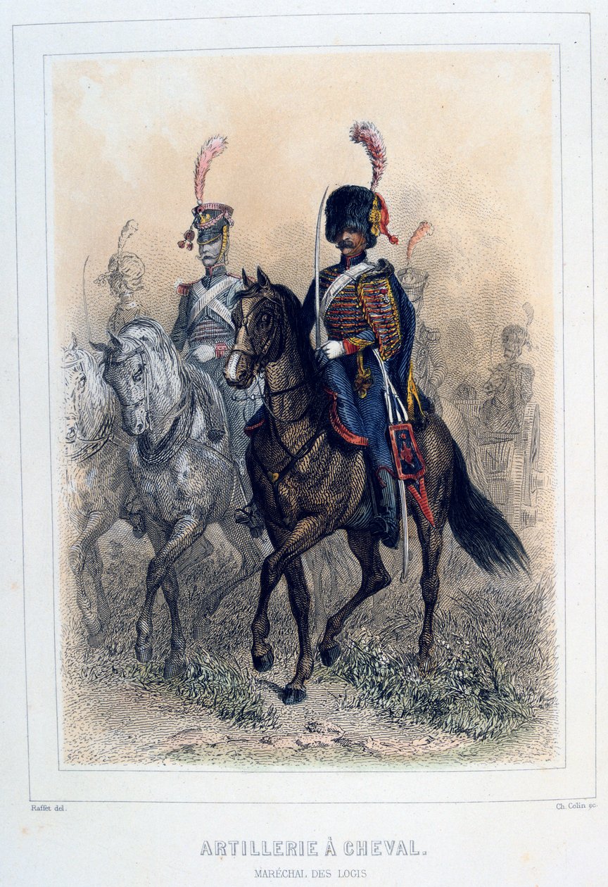 Polní maršál koňského dělostřelectva, 1859. od Auguste Raffet