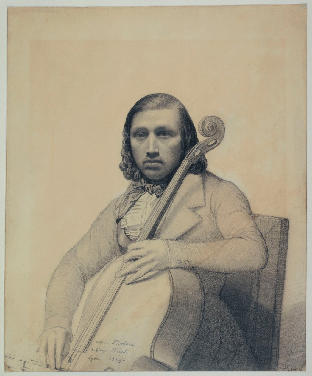 Portrét Francoise George-Hainla 1807-1873, 1839. od Auguste René Flandrin