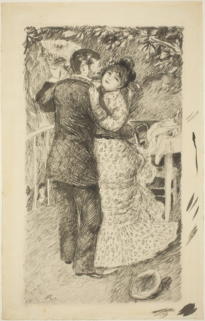Tanec na venkově od Auguste Renoir