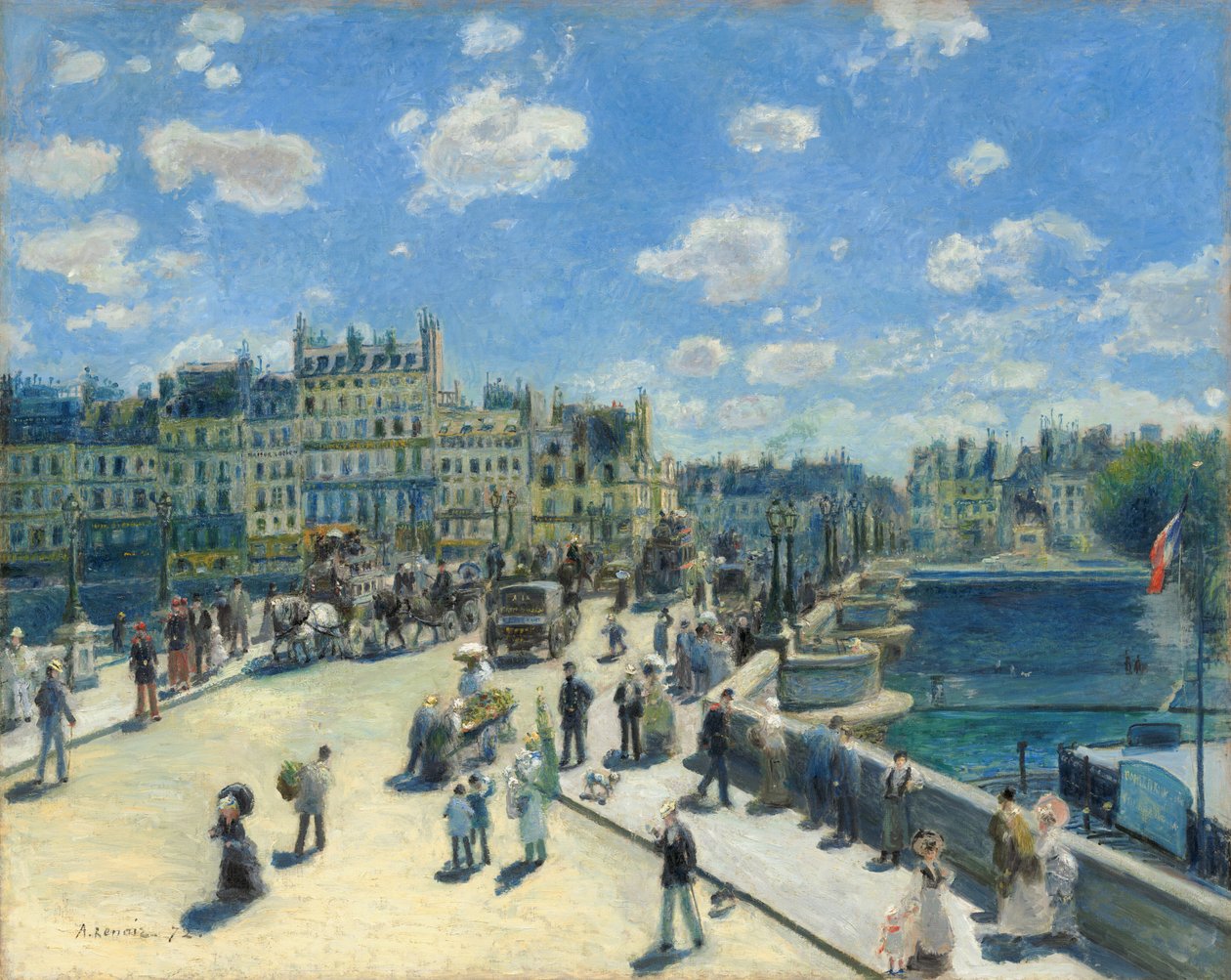 Pont Neuf, Paříž od Auguste Renoir