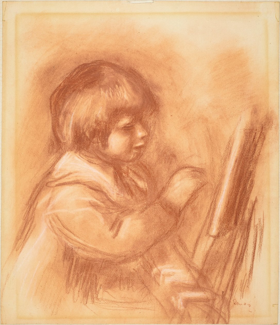 Umělcův syn Claude nebo "Coco" od Auguste Renoir