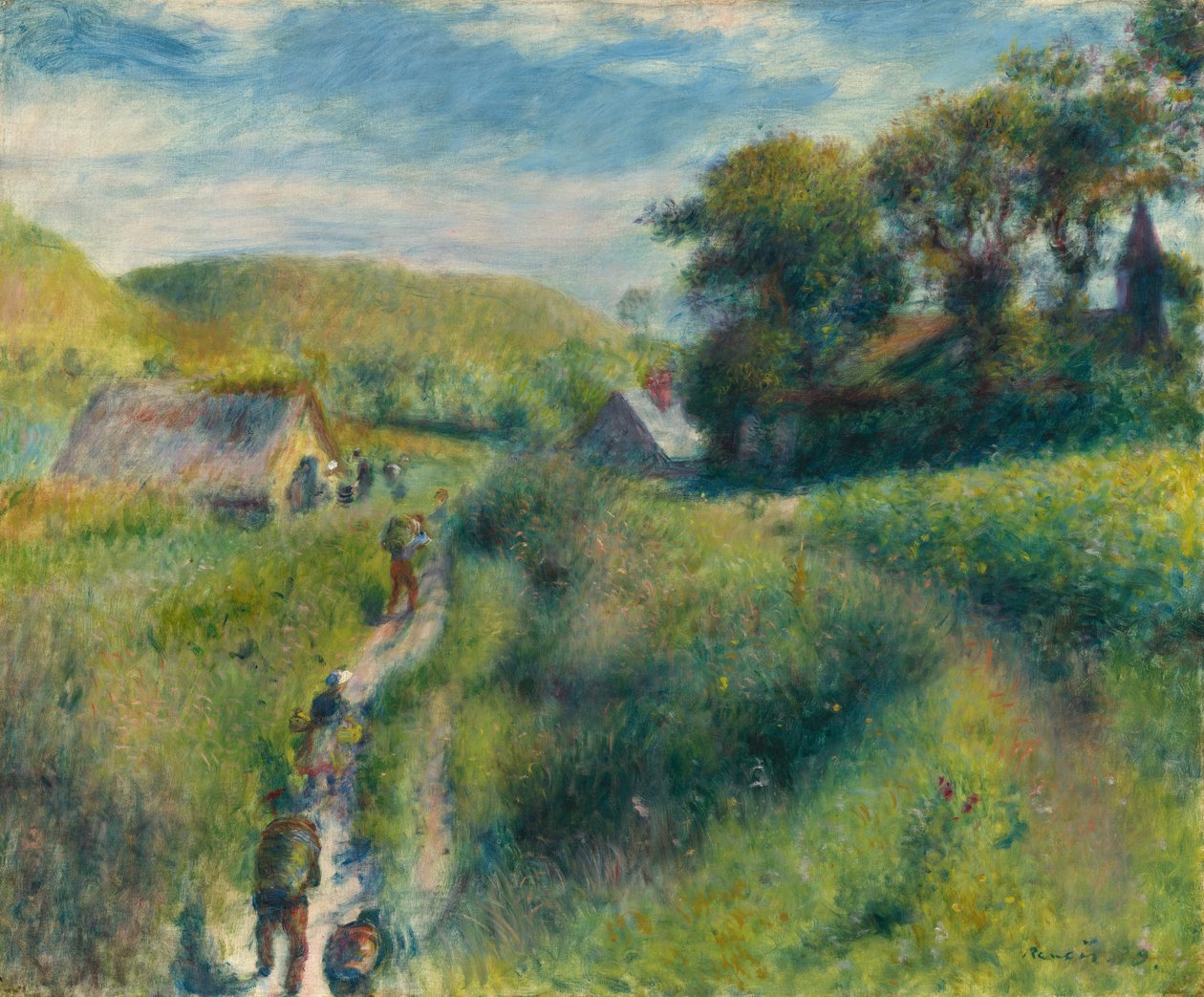 Sklizeň mušlí od Auguste Renoir