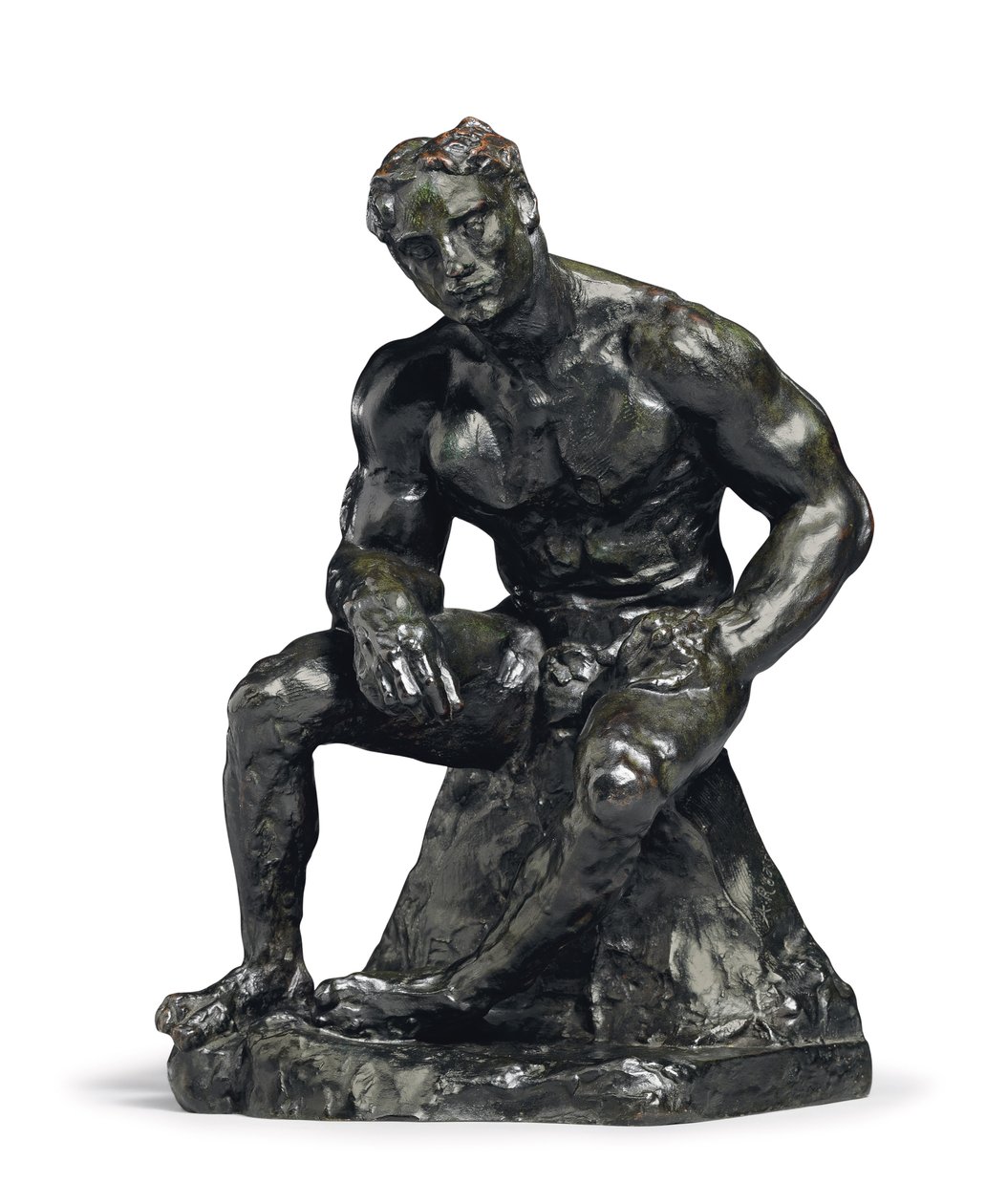 americký atlet; Athlete Americain, 1901; C. 1927-1935 od Auguste Rodin