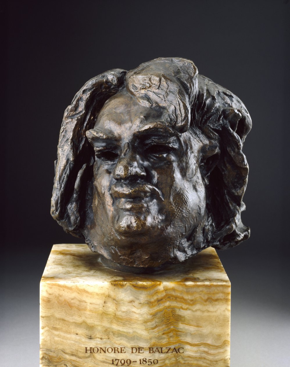 Balzac, vedoucí před poslední studií (bronz) od Auguste Rodin
