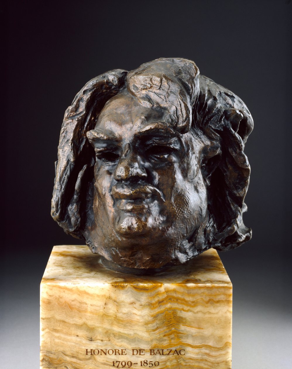 Balzac, vedoucí před poslední studií, 90. léta 19. století od Auguste Rodin