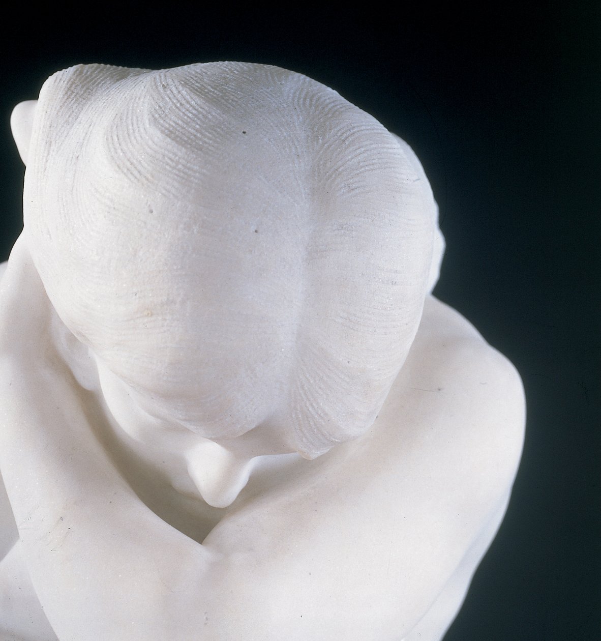 Detail Eve After Fishing (Modesty), kolem 1897 (mramor) (viz také 496172 a 496181) od Auguste Rodin
