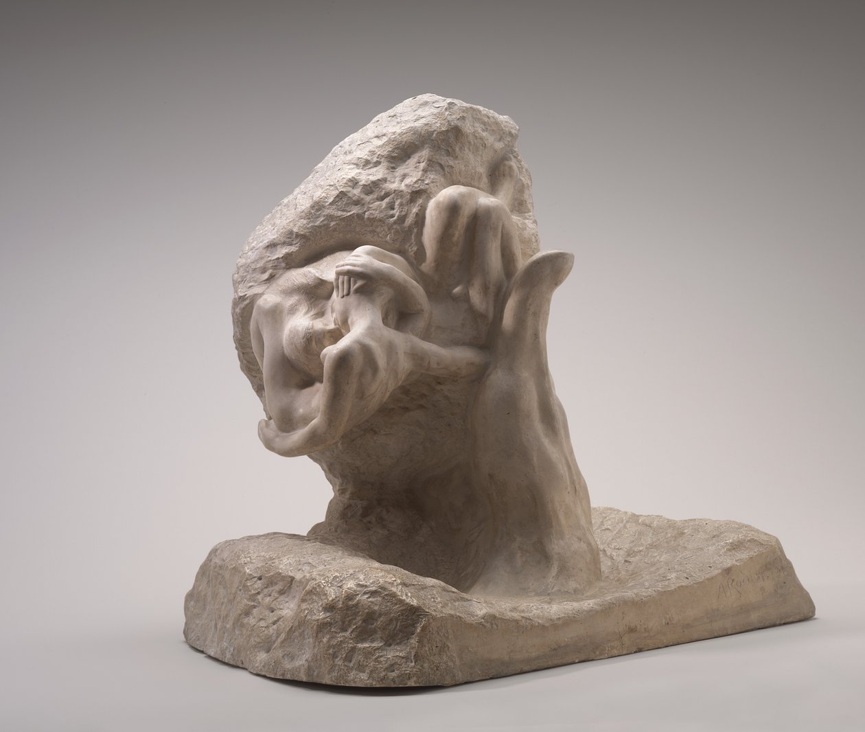 Ruka Boží, model před rokem 1898, odlitý do roku 1903. od Auguste Rodin