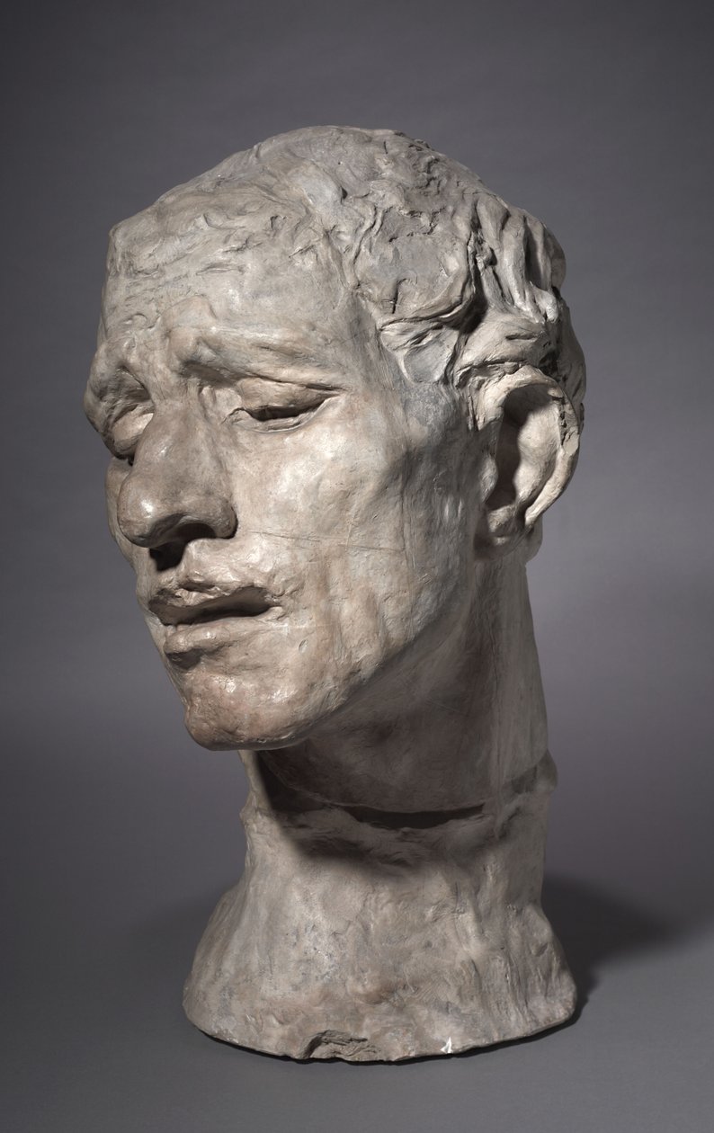 Hrdinná hlava Pierra de Wissanta, jednoho z měšťanů Calais, 1886 od Auguste Rodin