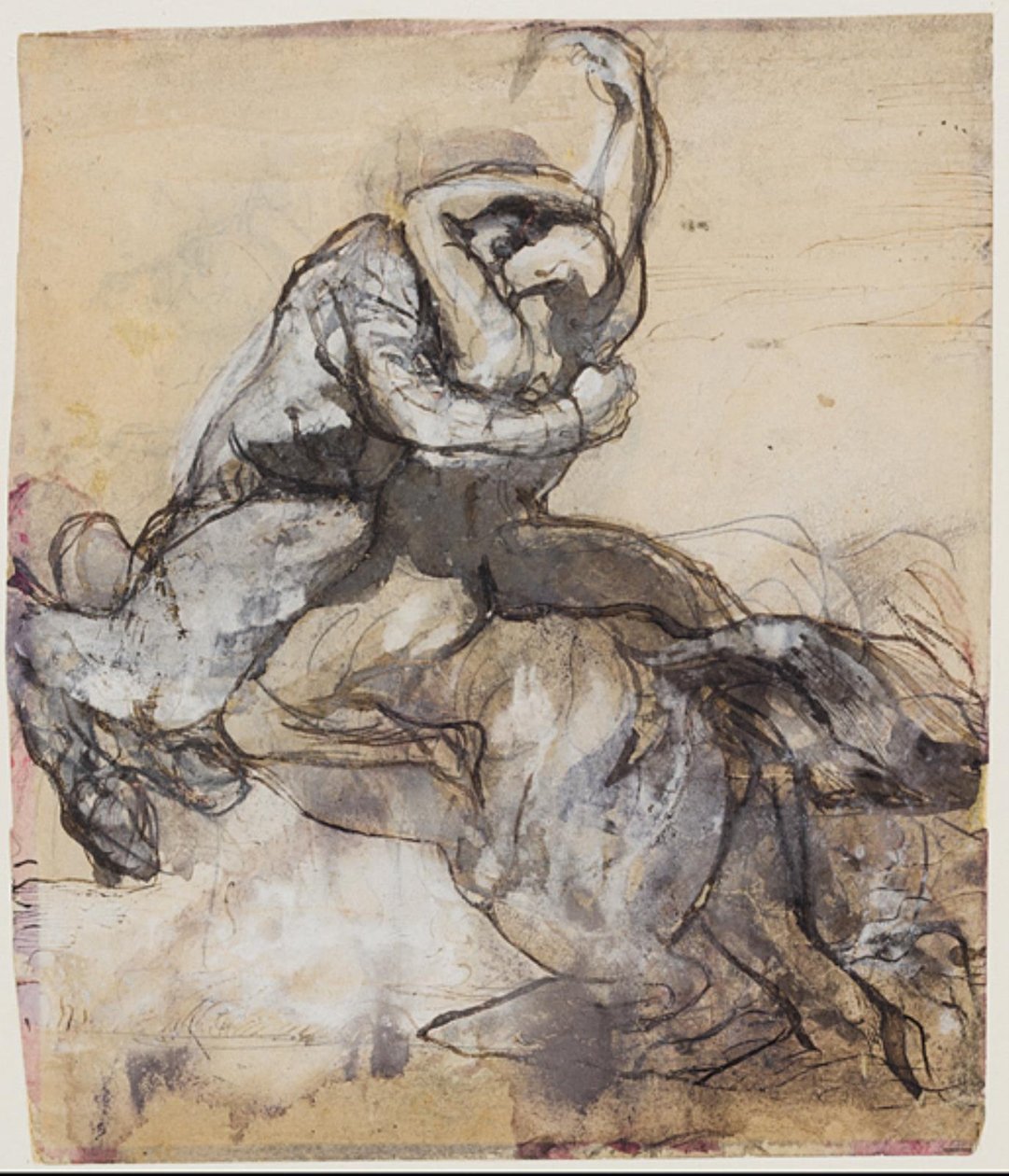Kentaur unesl mladého muže od Auguste Rodin