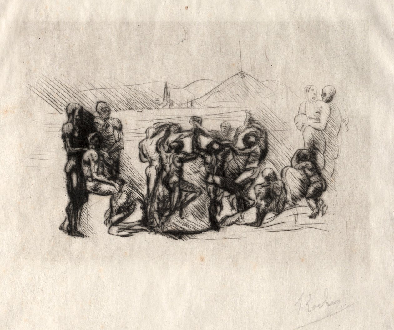 La Ronde, 1883. od Auguste Rodin
