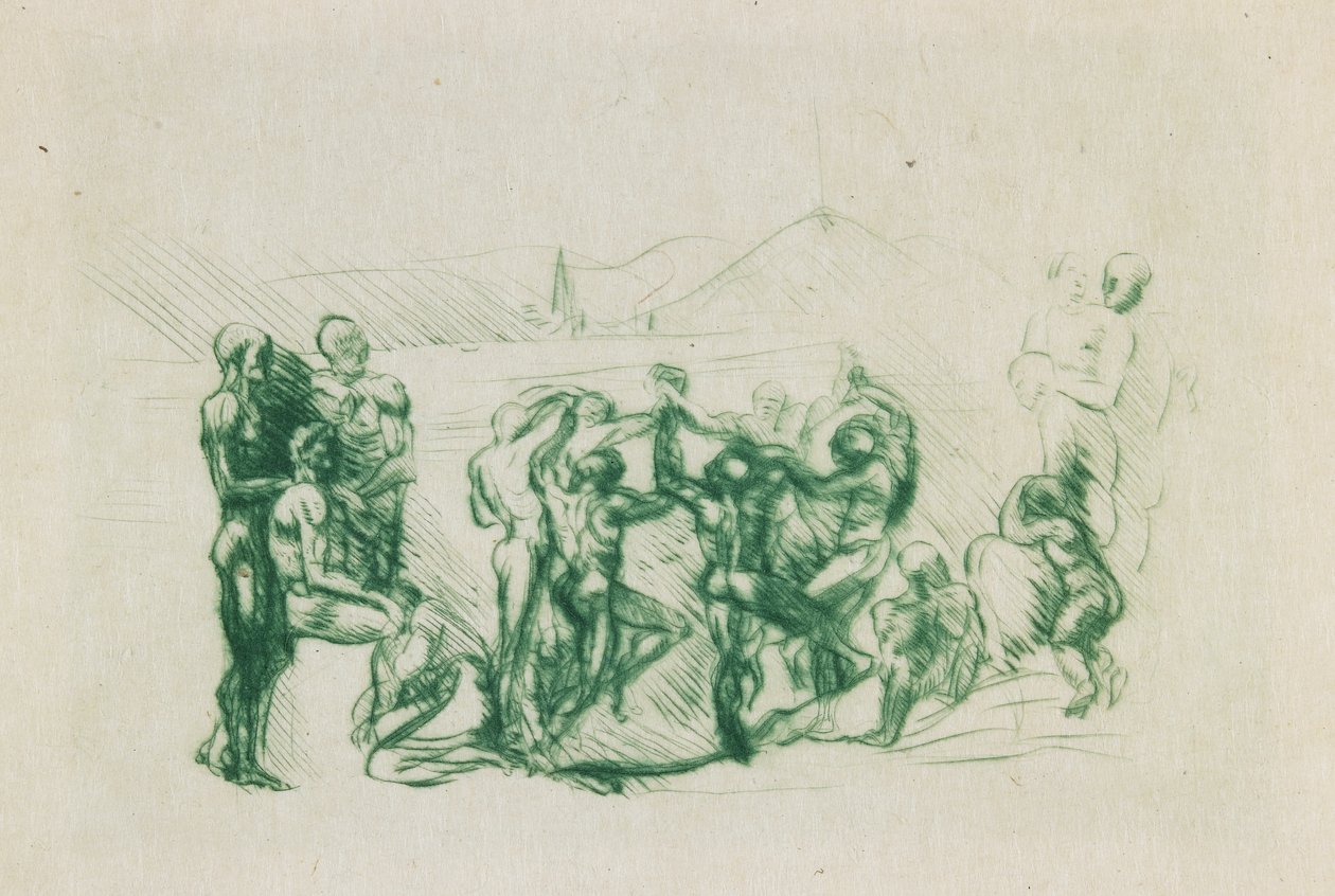 La Ronde, kolem 1883-84 od Auguste Rodin