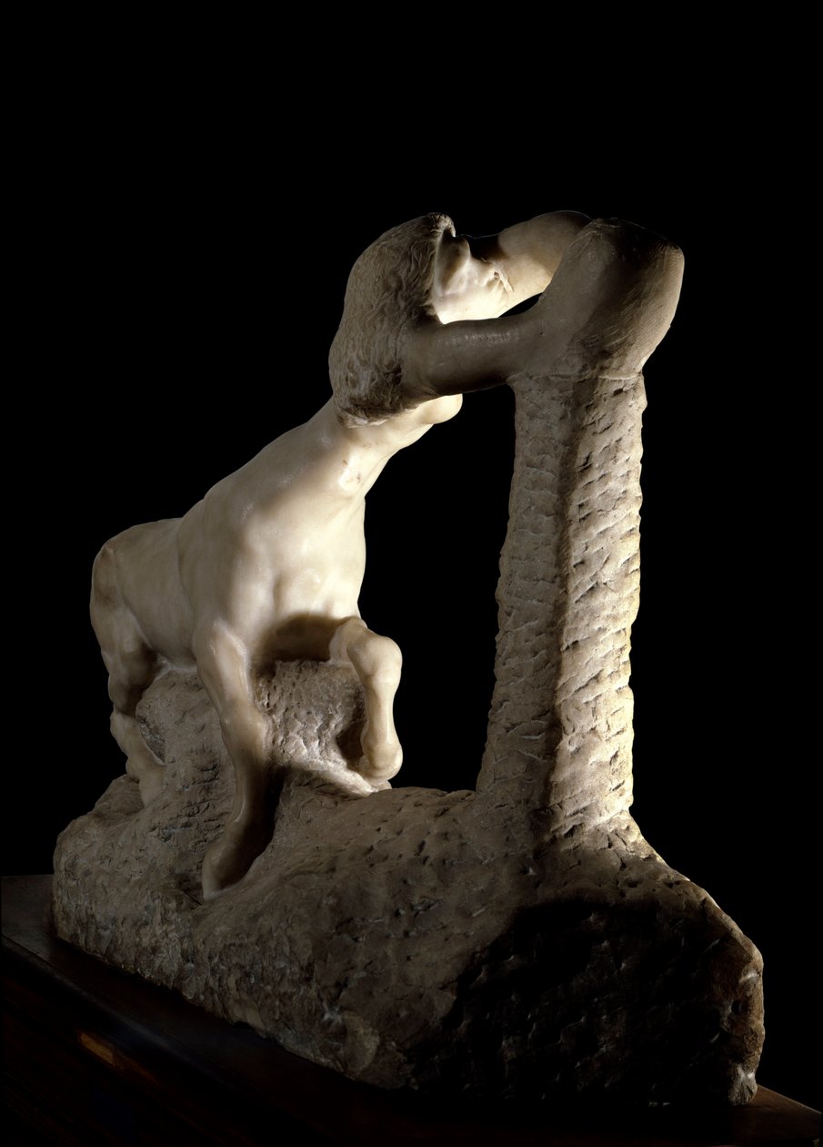 La centauresse Mramorová socha od Augusta Rodina (1840-1917) Paříž 20. století, Musee Rodin. od Auguste Rodin